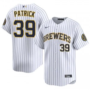 Milwaukee Chad Patrick #39 White Men Baseball Jersey | 2026 Season Limited 42121311