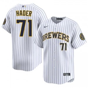 Josh Hader #71 Milwaukee Brewers Baseball Jersey | Durable Men White Stitched Edition 88189776