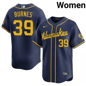 Corbin Burnes #39 Brewers Baseball Jersey | Durable Women Navy Stitched Edition 62320282